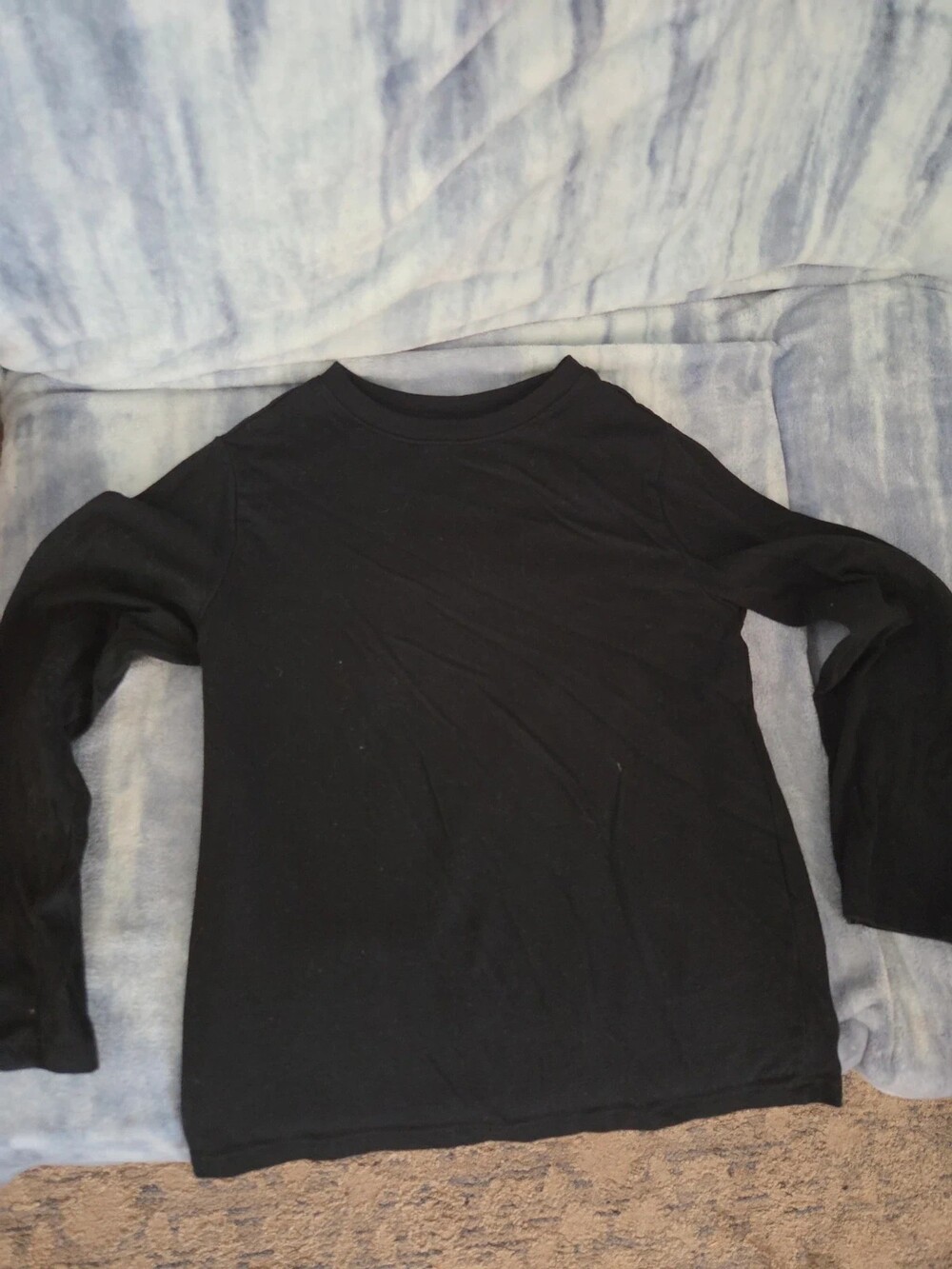 Cat & Jack Black Long Sleeve Shirt Size 8 Boys